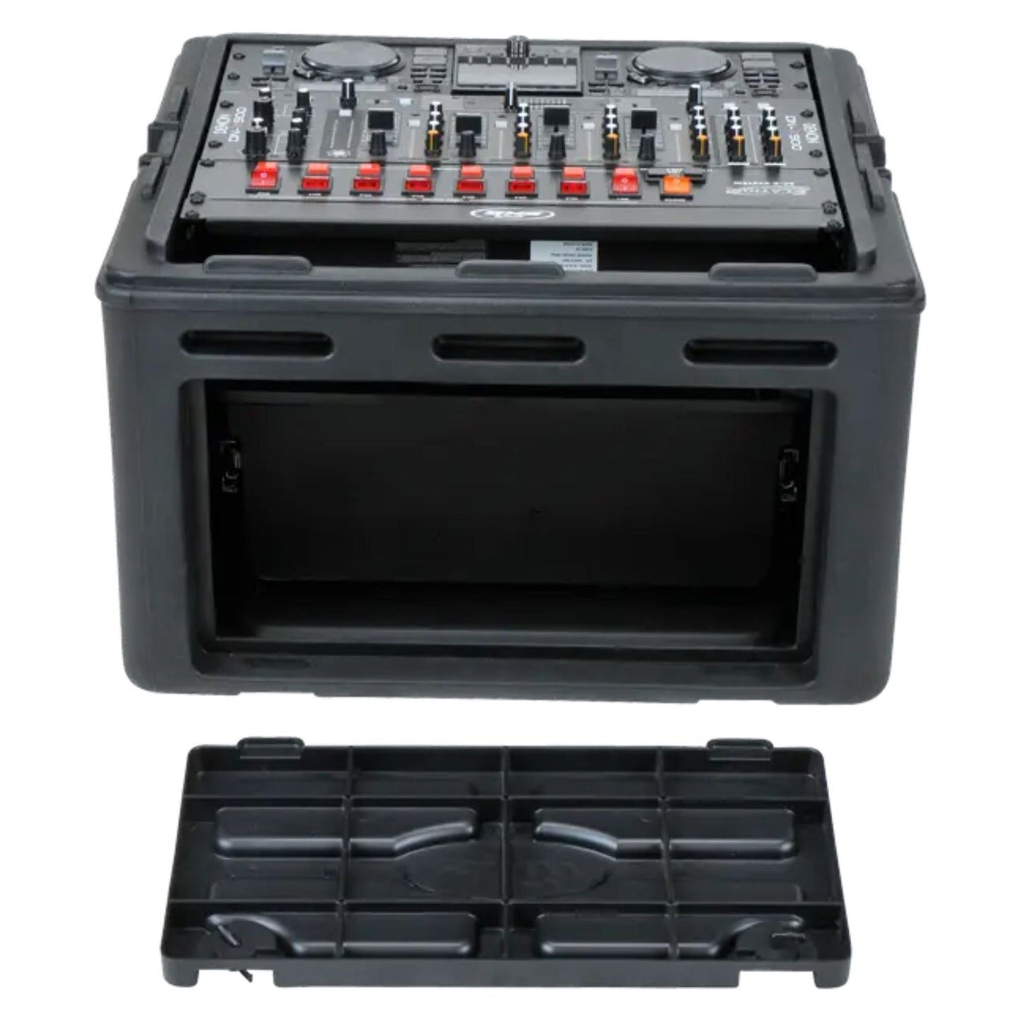 SKB Roto Rack/Mixer Console, 10U Slanted Rackmount on top, 4U Rackmount in Front