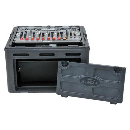 SKB Roto Rack/Mixer Console, 10U Slanted Rackmount on top, 4U Rackmount in Front