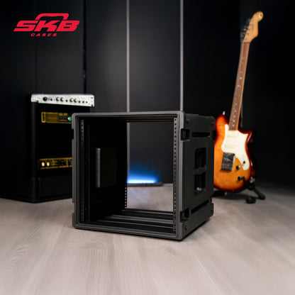 SKB 10U Roto Rack Case Polyethylene Gear Protector, Stackable, Waterproof, Black