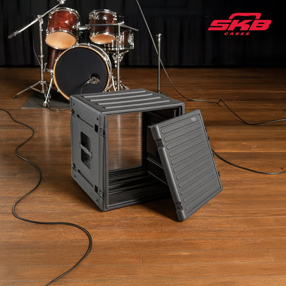 SKB 12U Roto Rack Case Polyethylene Gear Protector, Stackable, Waterproof, Black