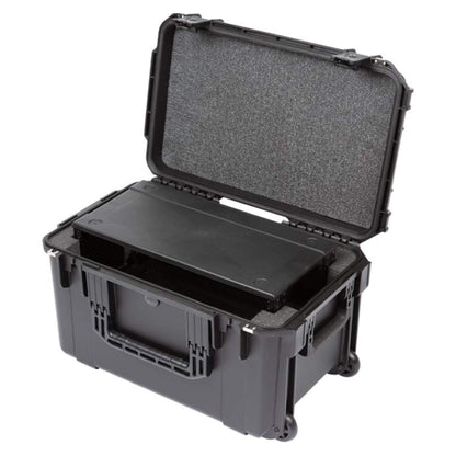 SKB iSeries 4U Shallow Fly Rack, Waterproof Polypropylene Hard Case, 9 Inch