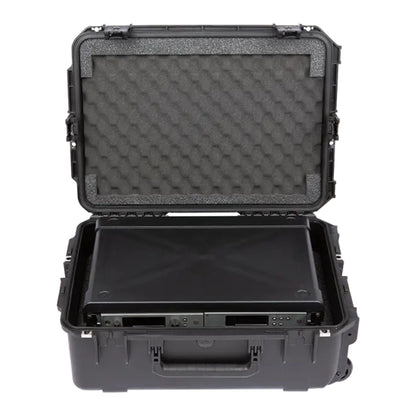 SKB 2U iSeries 13" Injection Molded Fly Rack with Built-In Wheels and Handle