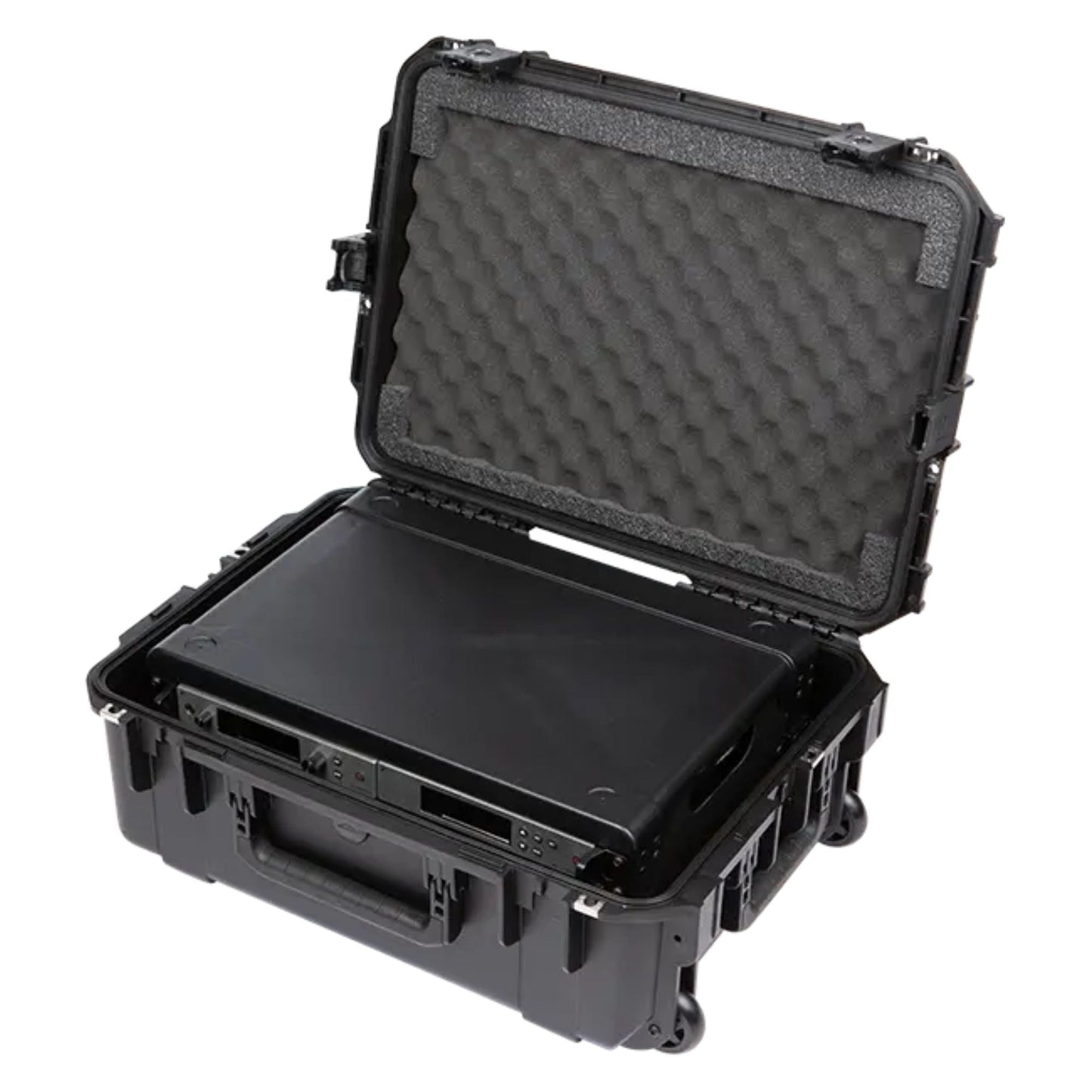 SKB 2U iSeries 13" Injection Molded Fly Rack with Built-In Wheels and Handle