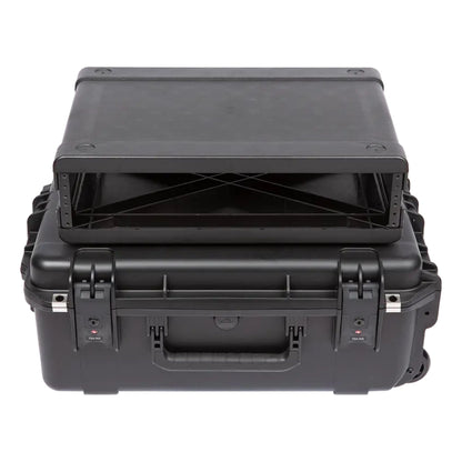 SKB 2U iSeries 13" Injection Molded Fly Rack with Built-In Wheels and Handle