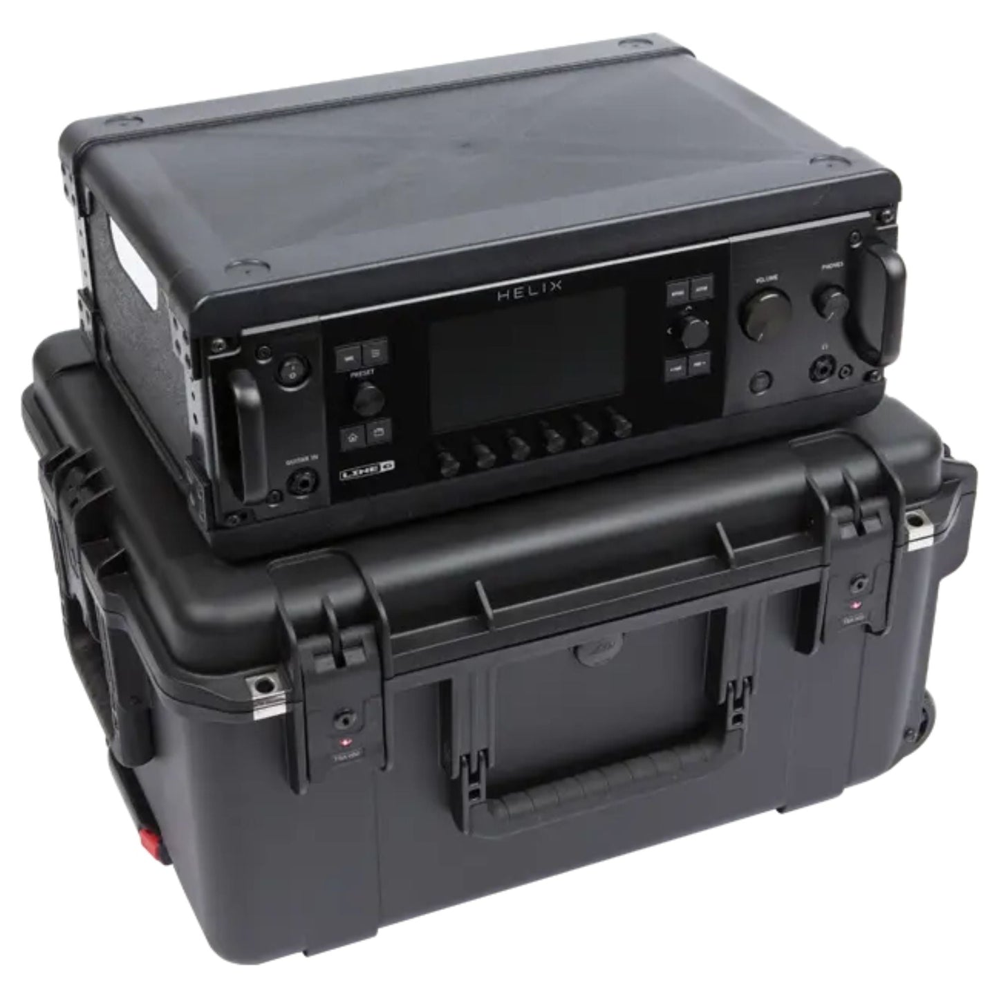 SKB 3U iSeries 13" Injection Molded Fly Rack with Built-In Wheels and Handle