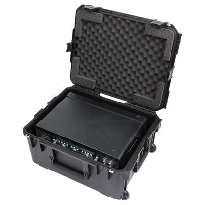 SKB 3U iSeries 13" Injection Molded Fly Rack with Built-In Wheels and Handle