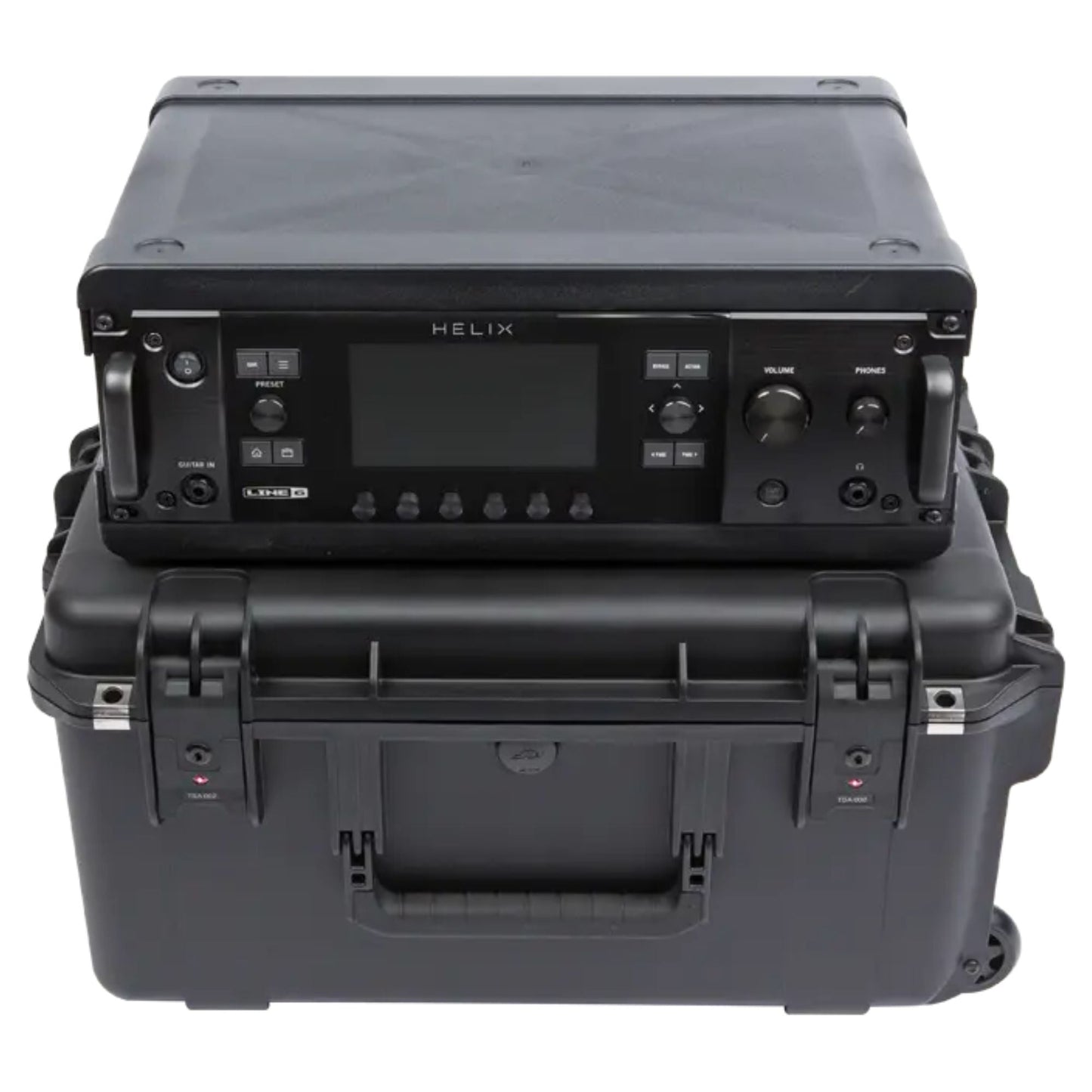 SKB 3U iSeries 13" Injection Molded Fly Rack with Built-In Wheels and Handle