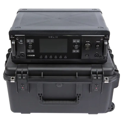 SKB 3U iSeries 13" Injection Molded Fly Rack with Built-In Wheels and Handle