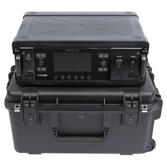 SKB 3U iSeries 13" Injection Molded Fly Rack with Built-In Wheels and Handle