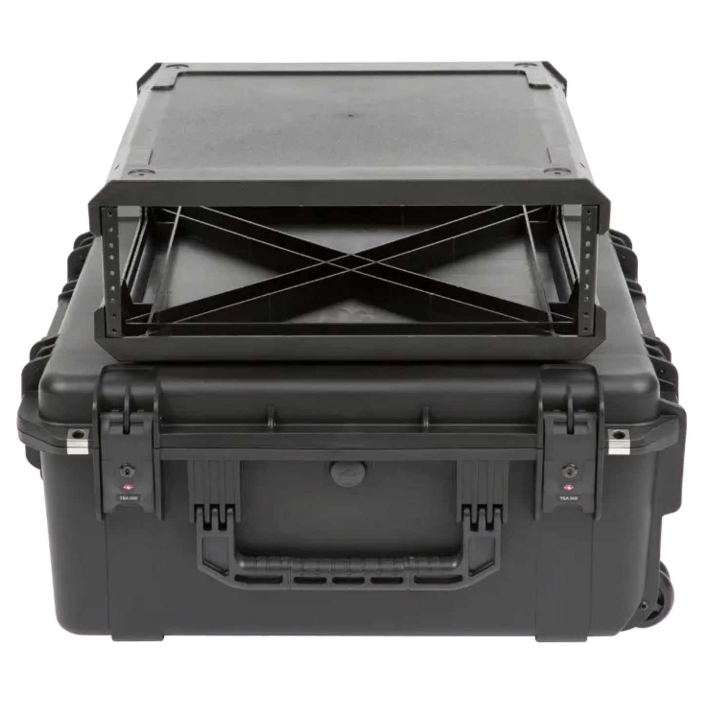 SKB iSeries 3U Fly Rack, Waterproof Polypropylene Hard Case for Storage, 20 Inch