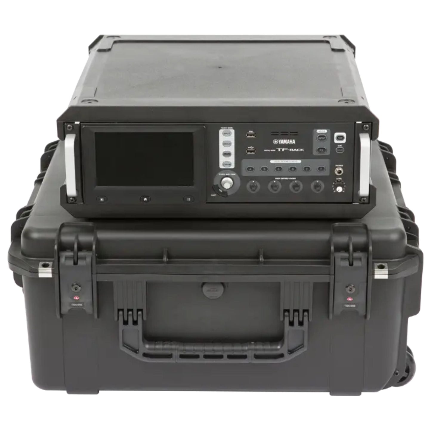 SKB iSeries 3U Fly Rack, Waterproof Polypropylene Hard Case for Storage, 20 Inch