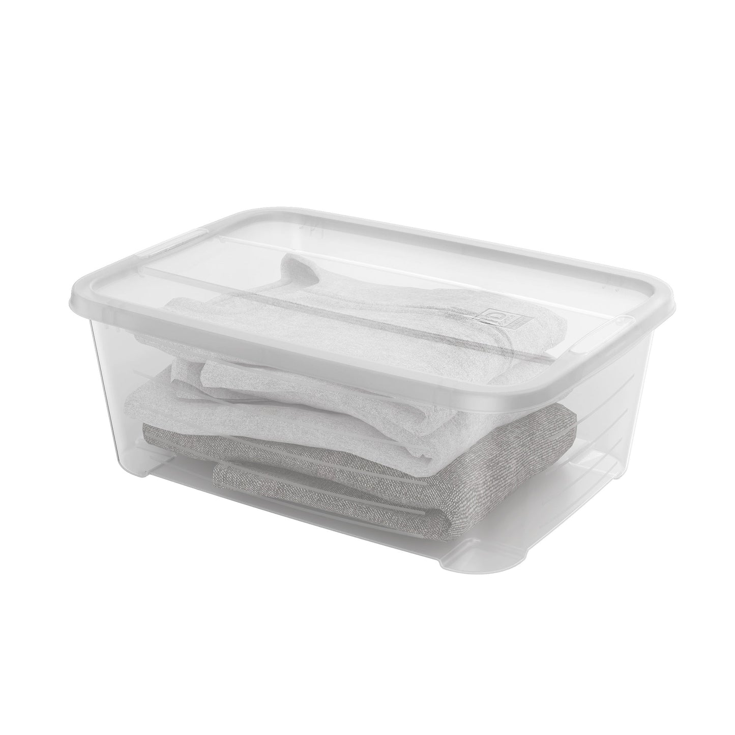 Life Story Plastic Lidded Storage Box for Closet Organization, 12 Quart, 6 Pack