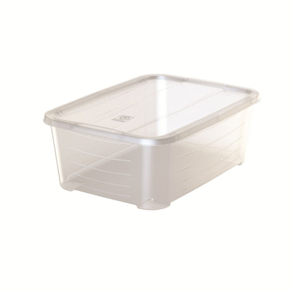 Life Story Plastic Lidded Storage Box for Closet Organization, 12 Quart, 6 Pack