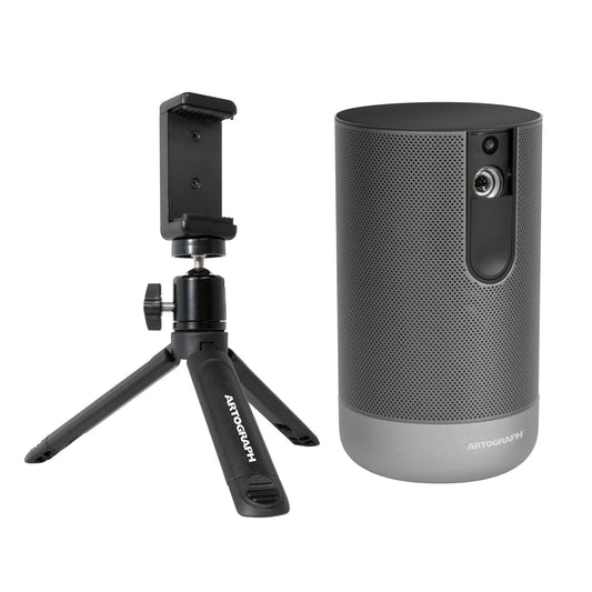 Artograph Smart LED Art Projector & Auto Focus Grids+ Mini Tripod Tabletop Stand