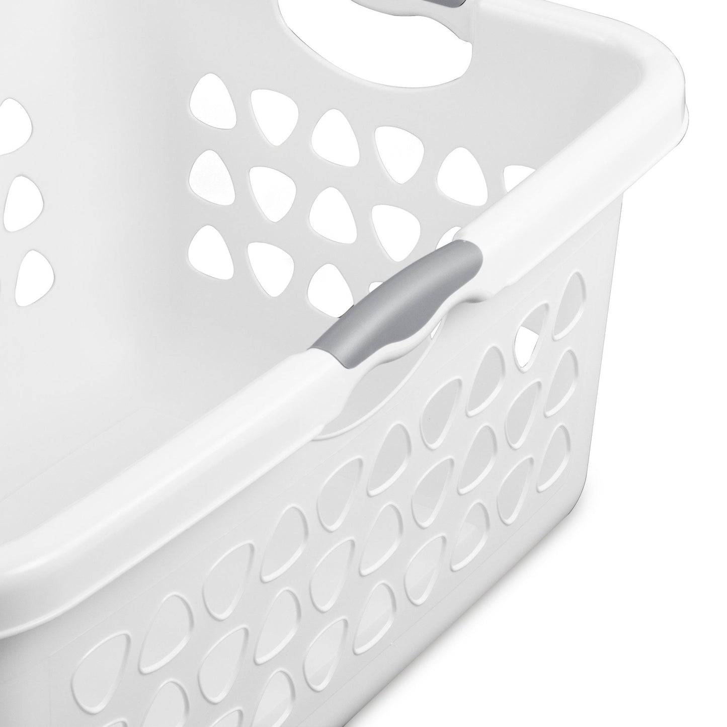 Sterilite Ultra Laundry Basket, 2 Bushel Plastic Hamper with Handles, 4 Pack