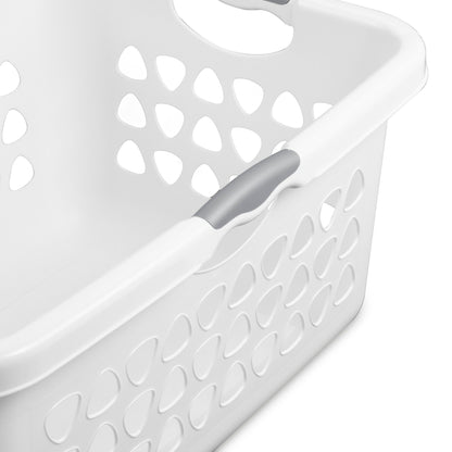 Sterilite Ultra Laundry Basket, 2 Bushel Plastic Hamper with Handles, 4 Pack