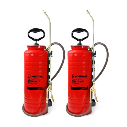 Chapin 2 Pack 3.5 Gal Tri Poxy Industrial Concrete Open Head Hand Tank Sprayer