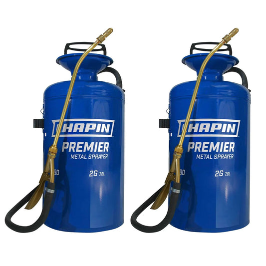Chapin 2 Pack Premier Pro 2 Gal Tri Poxy Steel Tank Handheld Lawn Garden Sprayer