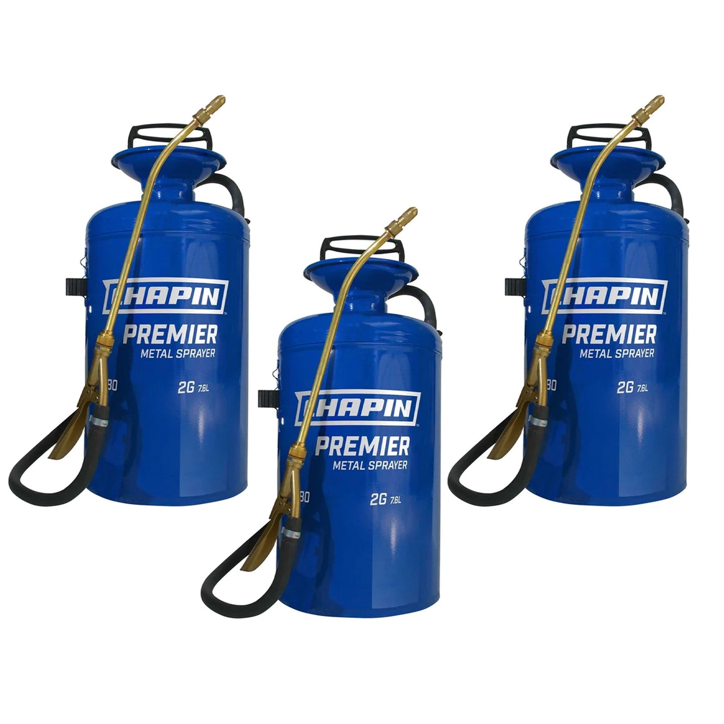 Chapin 3 Pack Premier Pro 2 Gal Tri Poxy Steel Tank Handheld Lawn Garden Sprayer
