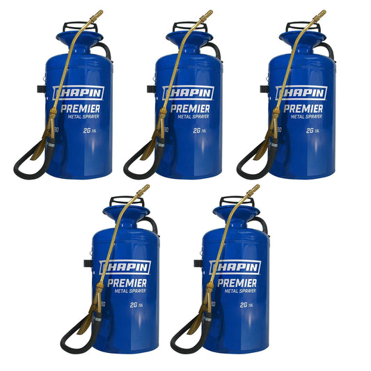 Chapin 5 Pack Premier Pro 2 Gal Tri Poxy Steel Tank Handheld Lawn Garden Sprayer