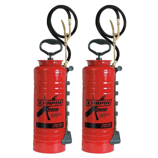 Chapin 2 Pack Xtreme 3.5 Gal Tri Poxy Industrial Concrete Open Head Tank Sprayer