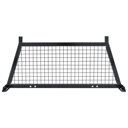 Elevate Outdoor Steel Mesh Adjustable Headache Rack with Wire Screen, Black - Find Fresh Goods