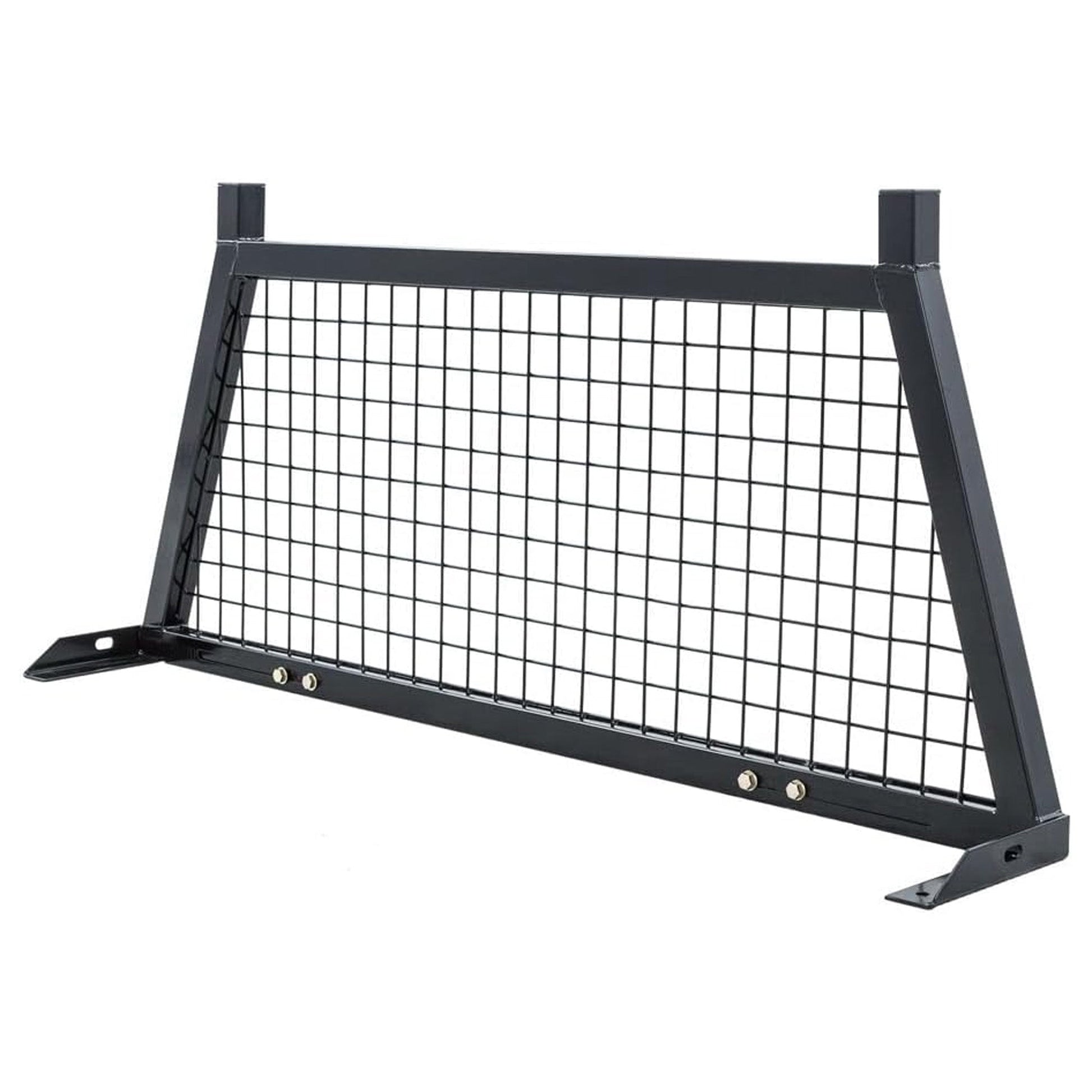 Elevate Outdoor Steel Mesh Adjustable Headache Rack with Wire Screen, Black - Find Fresh Goods