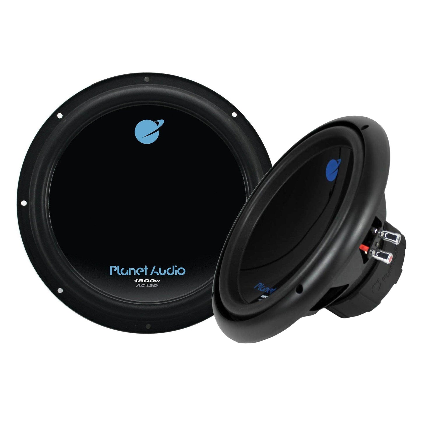 Planet Audio AC12D 12" 1800 W 4 Ohm Dual Voice Coil Car Audio Subwoofer (2 Pack) - Find Fresh Goods