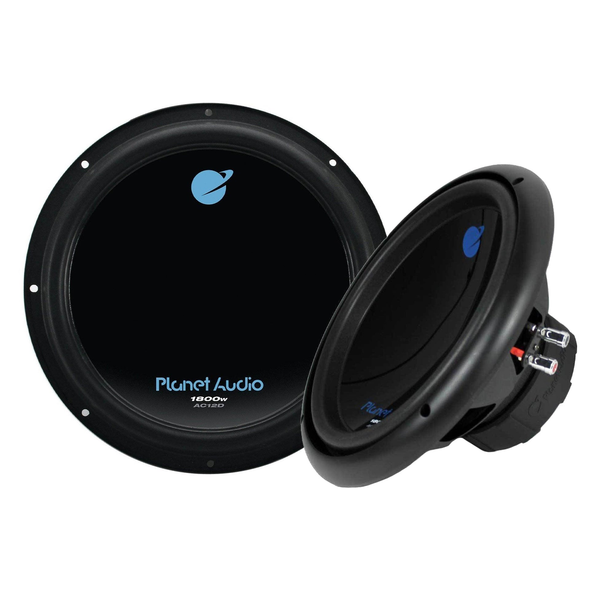 Planet Audio AC12D 12" 1800 W 4 Ohm Dual Voice Coil Car Audio Subwoofer (2 Pack) - Find Fresh Goods