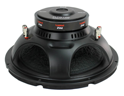 PYLE PLPW12D 12" 1600W 4Ohm DVC Black Car Stereo Audio Power Subwoofer Dual Coil - Find Fresh Goods
