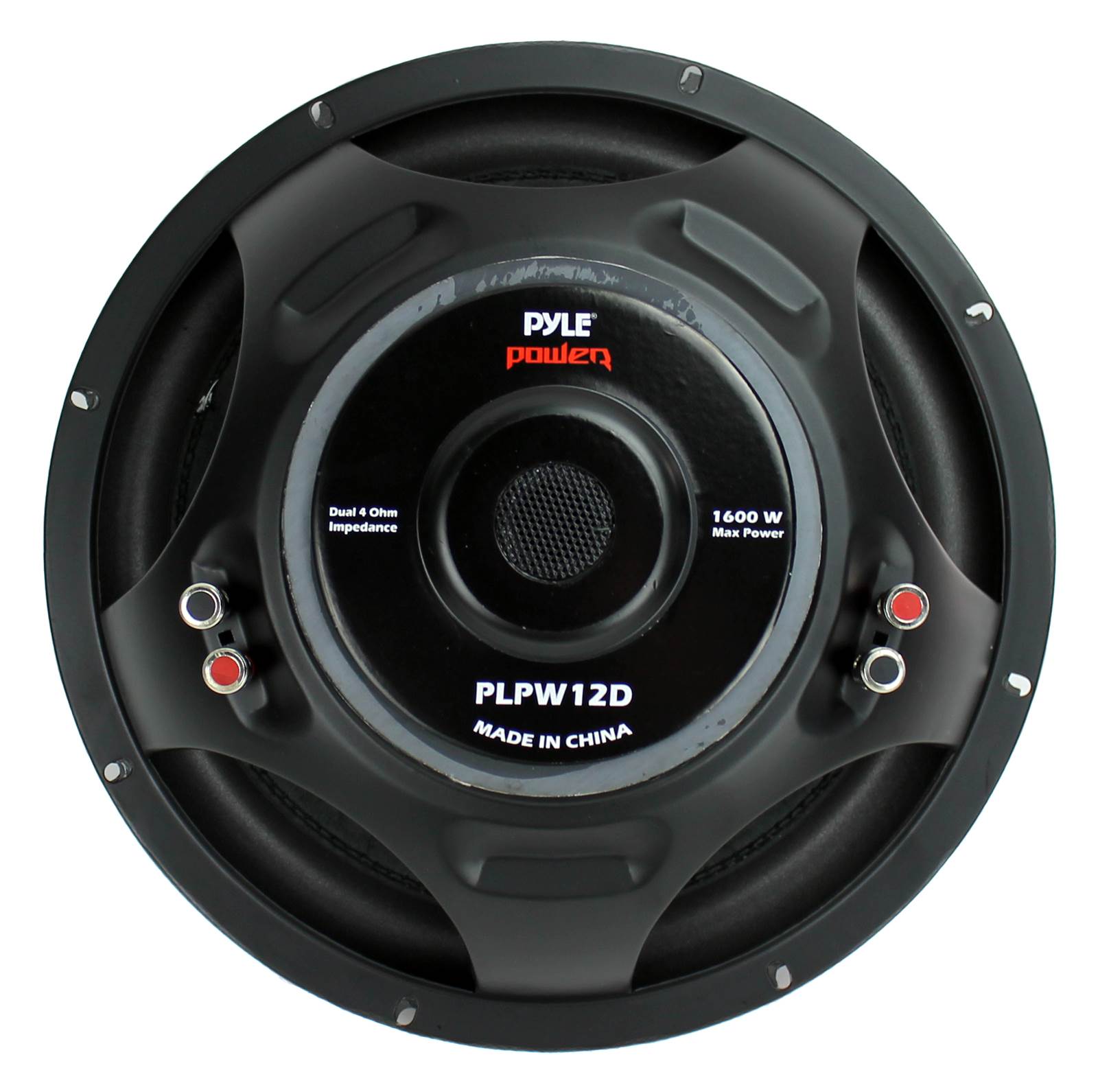 PYLE PLPW12D 12" 1600W 4Ohm DVC Black Car Stereo Audio Power Subwoofer Dual Coil - Find Fresh Goods
