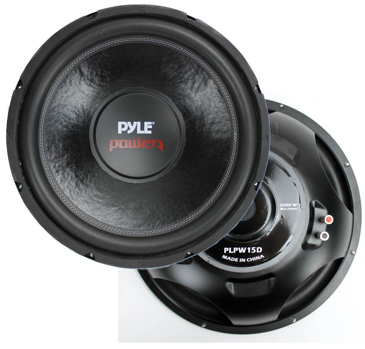 Pyle PLPW15D 15" 8000W Car Subwoofer Audio Power Subs Woofers DVC 4 Ohm, 2 Pack - Find Fresh Goods