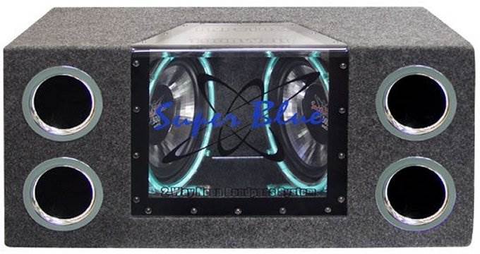 Pyramid BNPS102 10" 1000W Subwoofers Bandpass Box and PX-1000.2 1000W 2 Ch Amp - Find Fresh Goods