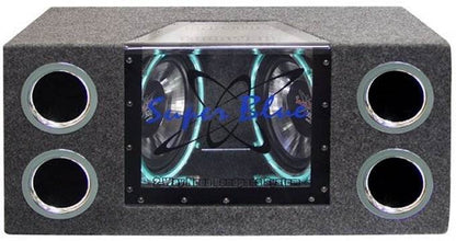 Pyramid BNPS102 10" 1000W Subwoofers Bandpass Box and PX-1000.2 1000W 2 Ch Amp - Find Fresh Goods