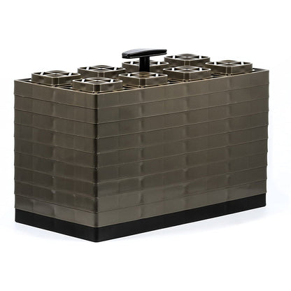 Camco FasTen 4x2 Durable RV Camper Leveling Stabilizer Blocks for Dual Tires - Find Fresh Goods