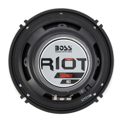 Boss Audio R63 Riot 6.5" 600W 3 Way Car Audio Coaxial Speakers Stereo 4 Ohm - Find Fresh Goods