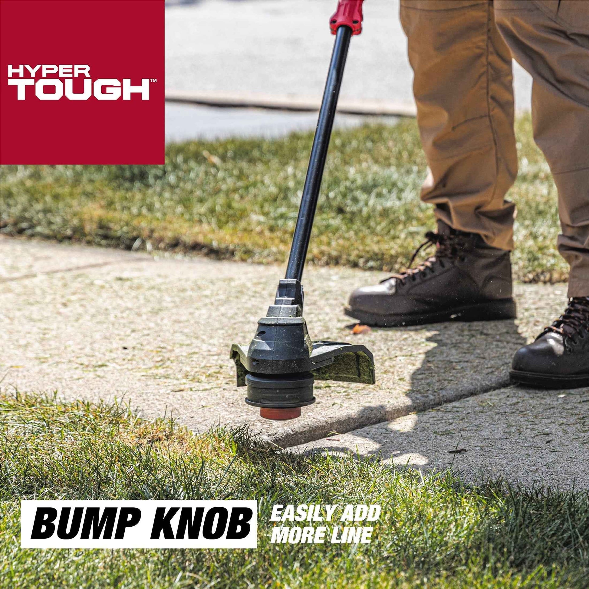 Hyper Tough 20V 13" Brushless String Trimmer with Rapid Reload Trimmer Head, HT22-401-03-02