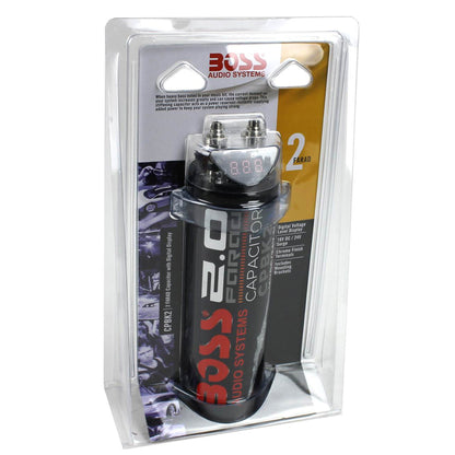 Boss Audio CPBK2 Digital Car Power Capacitor & Soundstorm AKS8 Amp Wiring Kit - Find Fresh Goods