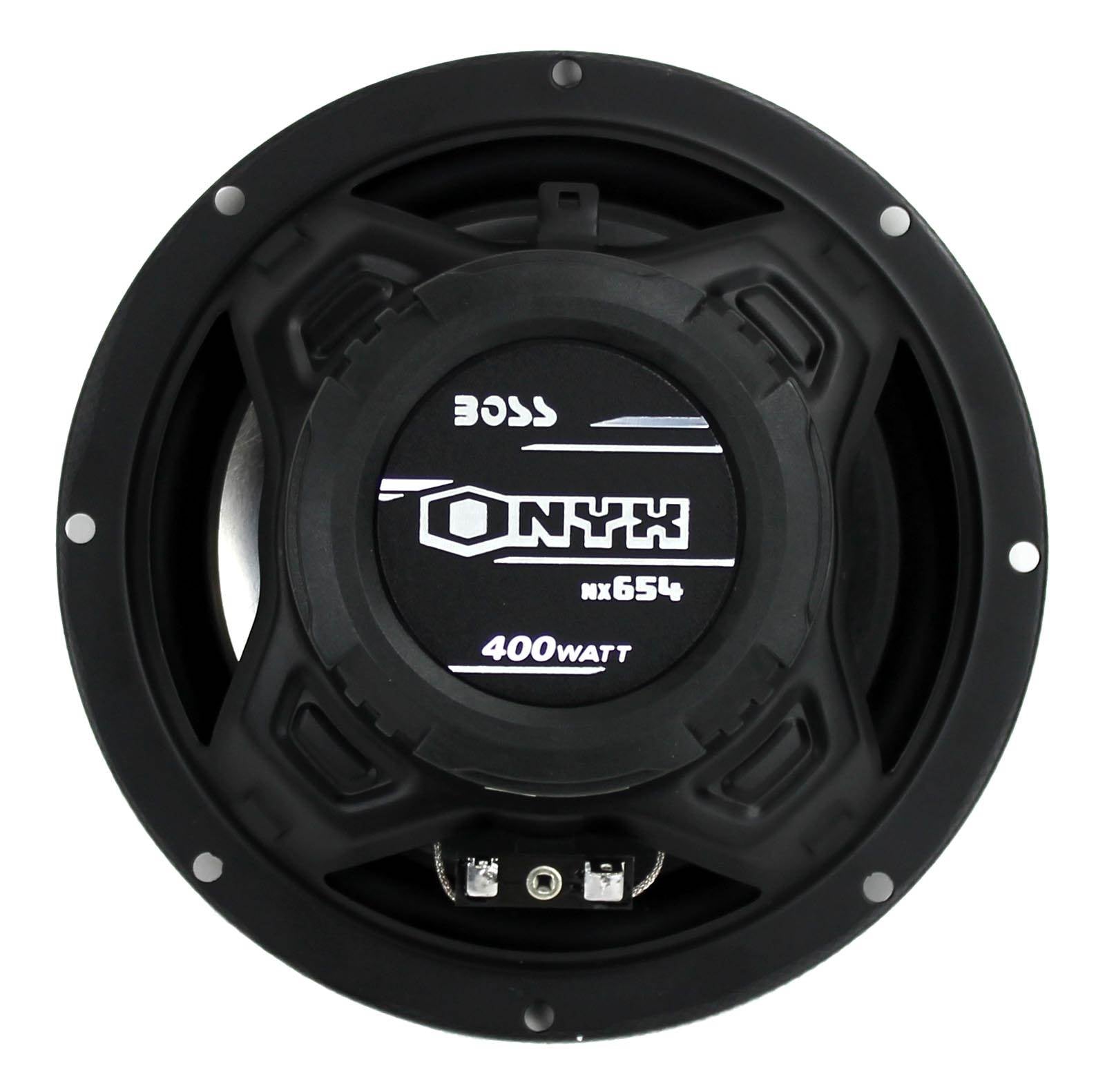 BOSS Audio NX654 Onyx 6.5" 400W 4-Way Car Audio Coaxial Stereo Speakers, 2 Pair - Find Fresh Goods