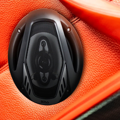 BOSS Audio NX654 Onyx 6.5" 400W 4-Way Car Audio Coaxial Stereo Speakers, 2 Pair - Find Fresh Goods