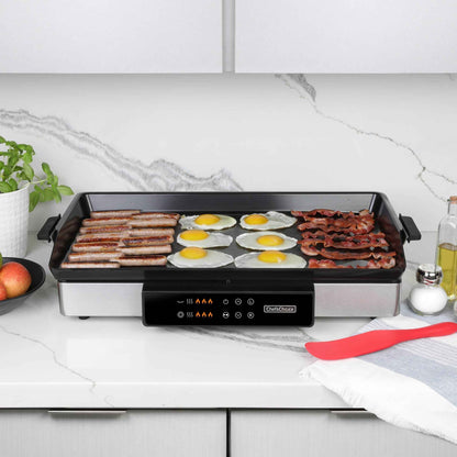 Chef'sChoice 2-in-1 Digital Griddle & Dual Burner, in Stainless Steel (GRCC2N1SS13)