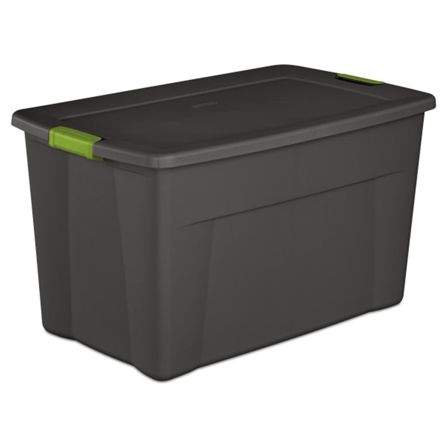 Sterilite 35 Gallon Storage Tote Box with Latching Container Lid, Gray (8 Pack)