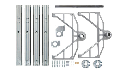 Rev-A-Shelf 31" Lazy Susan Half-Moon Polymer Two-Tier Blind Cabinet 6882-31-11-570