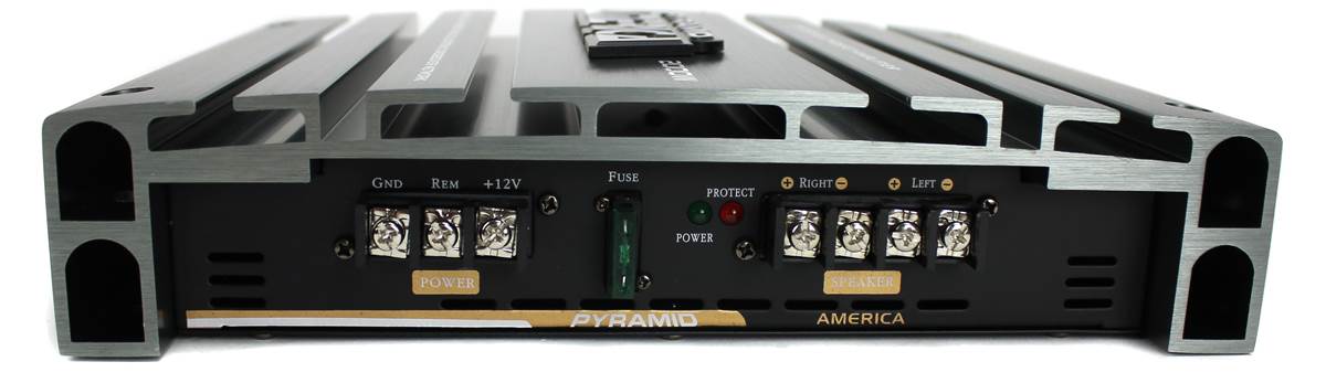 PYRAMID PB918 2000W 2 Channel Car Audio Amplifier and 8 Gauge Amplifier Kit - Find Fresh Goods