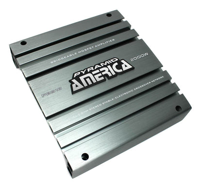 PYRAMID PB918 2000W 2 Channel Car Audio Amplifier and 8 Gauge Amplifier Kit - Find Fresh Goods