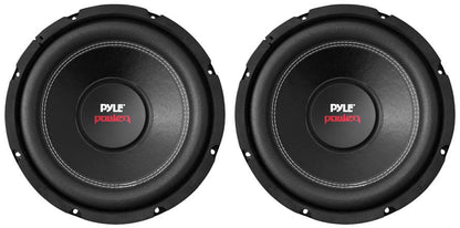 Pyle 12" 6400W 4-Ohm DVC Car Stereo Power Audio Subwoofer Set, 4pk | PLPW12D - Find Fresh Goods