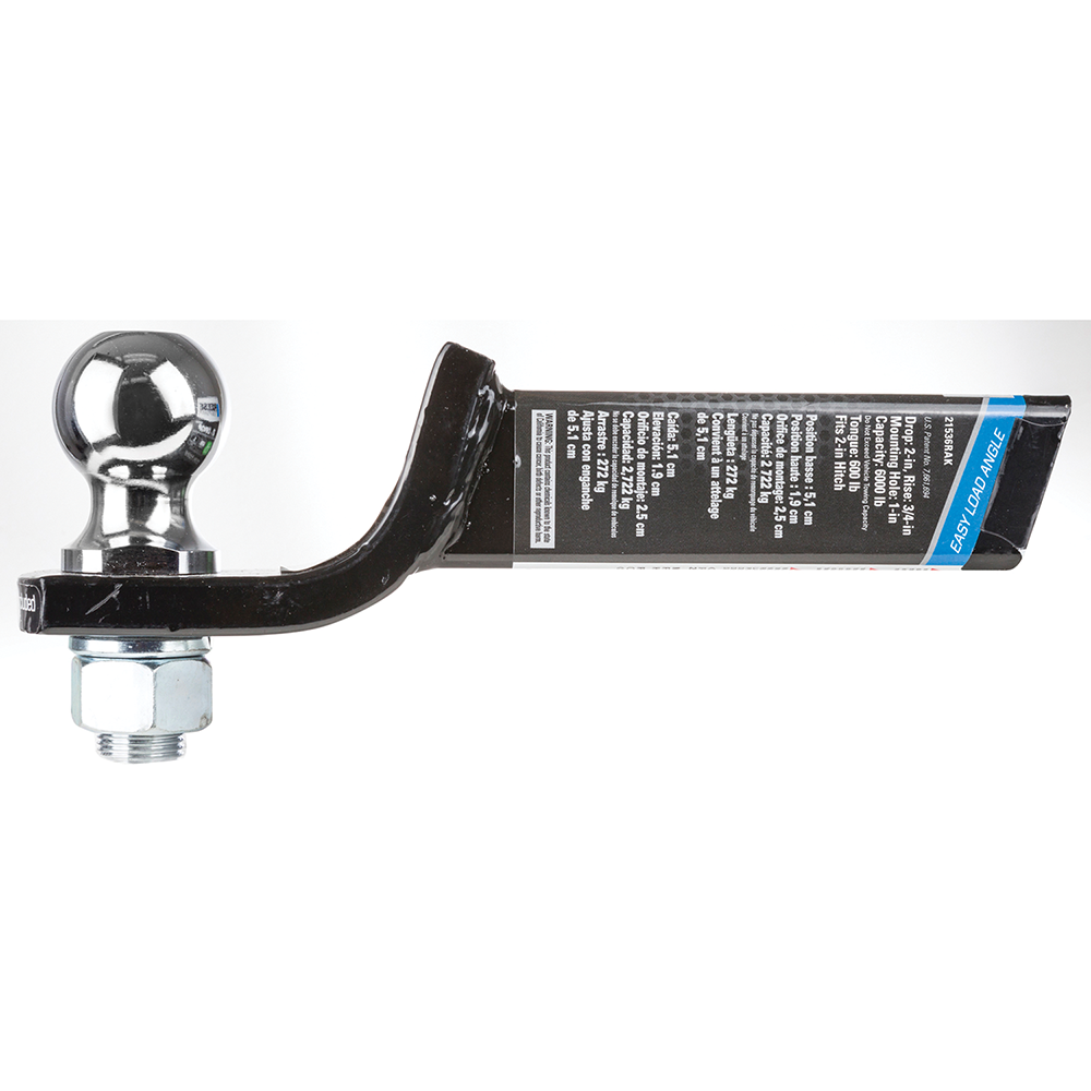 Reese Towpower 21536RAK Universal 2" Drop Trailer Hitch Starter Ball Mount Kit - Find Fresh Goods
