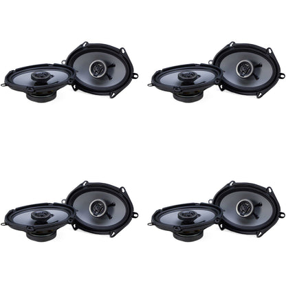 Crunch CS5768CX 250W Full Range 2 Way Coaxial 5x7 by 6x8" Speaker Pair (4 Pack) - Find Fresh Goods
