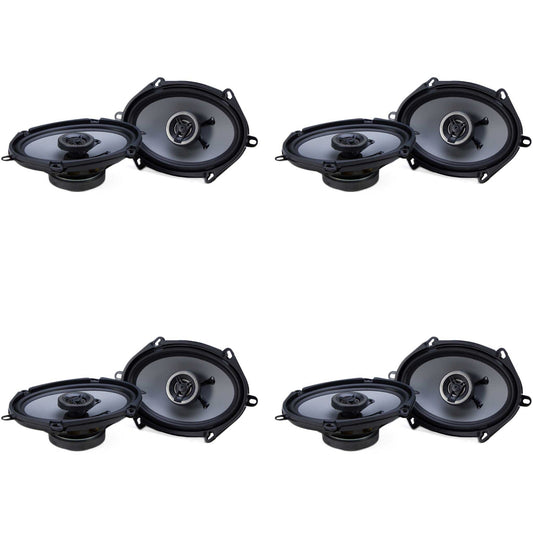 Crunch CS5768CX 250W Full Range 2 Way Coaxial 5x7 by 6x8" Speaker Pair (4 Pack) - Find Fresh Goods