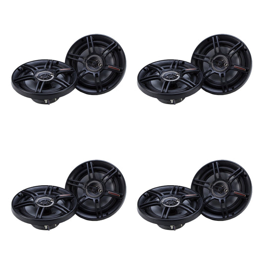 Crunch CS-653 300 Watts 6.5-Inch 3-Way 4 Ohms Steel Basket CS Speakers (4 Pack) - Find Fresh Goods
